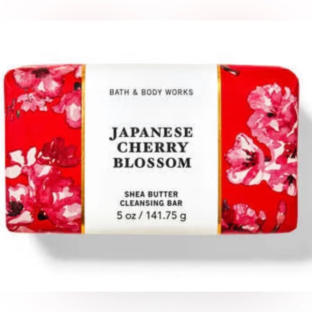 BATH & BODY WORKS JAPANESE CHERRY BLOSSOM SHEA BUTTER CLEANSING BAR